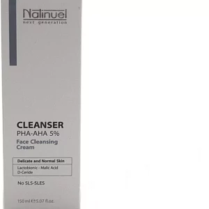 NATINUEL CLEANSER 5 - 150ml - PHAs-AHA cleansing emulsion for delicate skin