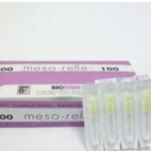 MESO-RELLE mesotherapy needles 0.30 x 25mm 30G x 1″ AM3025 - 100 pieces