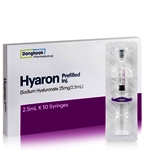 Hyaron 2.5ml syringe (blister) no box